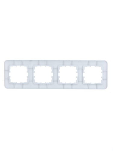 Рамка 4-м ASTI горизонт. бел. LEZARD 7081-0200-149
