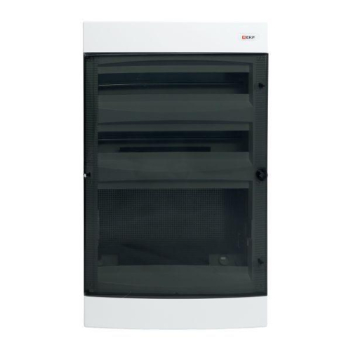 Щит комбинированный "Unix" прозр. дверь (2х18 модулей+1 монтажная плата) 4 габарит IP40 PROxima EKF ux-2x18+1m-n