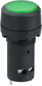 Кнопка d22мм 230В NO+NC 82 821 NBI-B-09-G с подсветкой зел. Navigator 82821