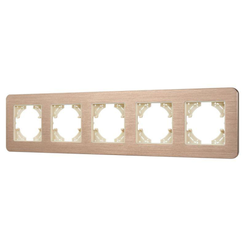 Рамка 5-м FRM-AKIRY-AL-5-GD алюм. Arlight 049736