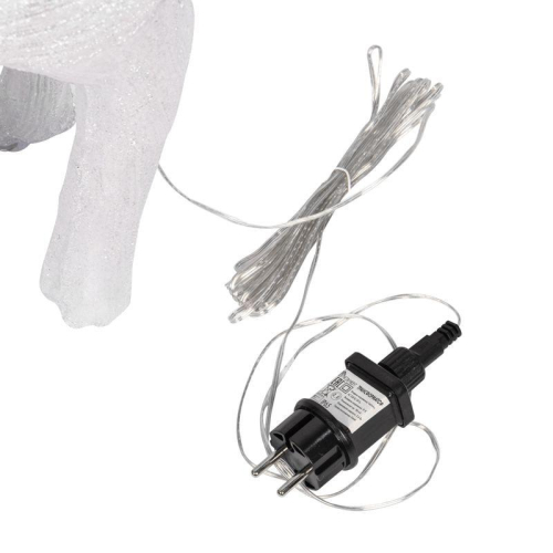 Фигура светодиодная акриловая "Снежный олень" 100см 380LED 6Вт IP65 трансф. в компл. Neon-Night 513-307