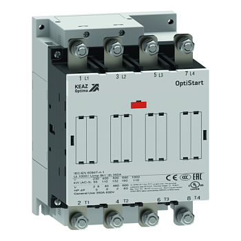 Контактор OptiStart K-AF-195-40-00-E024 кат. AC/DC с электрон. управлением КЭАЗ 334943