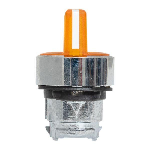 Механизм переключателя исполнительный ХB4 желт. на 3 положения возвратный без фиксации с подсветкой с короткой ручко IP65 EKF XB4BD3L-Y-65