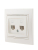Розетка компьютерная 2-м СП Mira RJ45 16А IP20 со вставкой жемчуж./бел. перламутр. LEZARD 701-3030-141 Розетка компьютерная 2-м СП Mira RJ45 16А IP20 со вставкой жемчуж./бел. перламутр. LEZARD 701-3030-141
