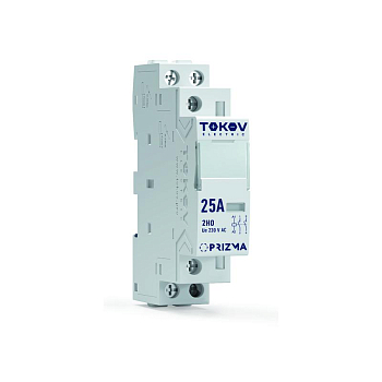 Контактор модульный 18мм 25А 230В АС 2НО PRIZMA TOKOV ELECTRIC TKE-PZ-MC-1-25-230-20