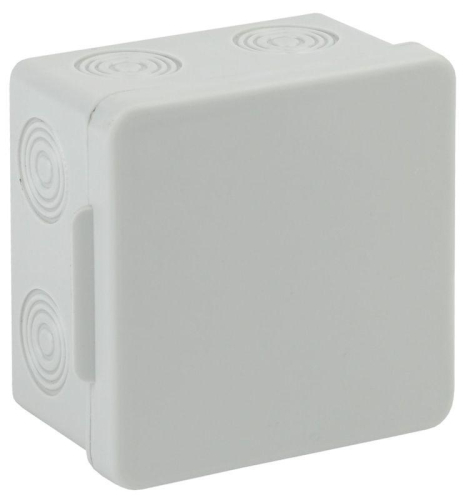 Коробка распаячная ОП КОР 80х80х50мм без гермовводов 7 входов IP54 Эра Б0037442