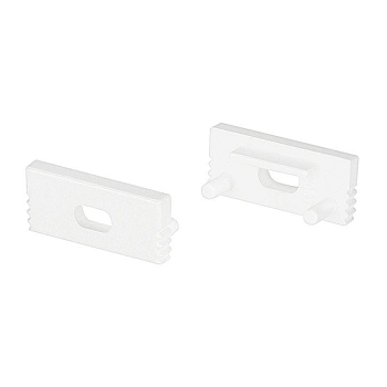 Заглушка SL-SLIM-H7 WHITE с отверстием пластик Arlight 037533