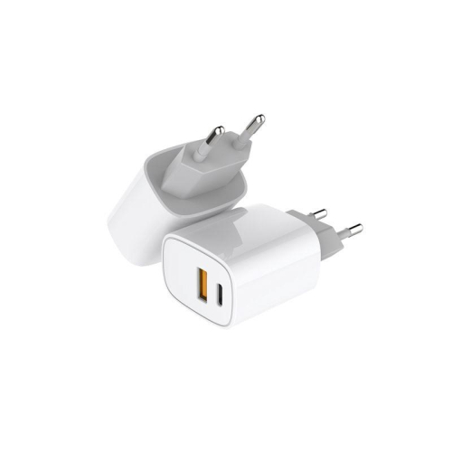 Устройство зарядное сетевое с двумя портами USB-A + USB-C 20Вт Rexant 18-2207