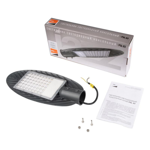 Светильник светодиодный PSL 03 GR 50Вт 4000К IP65 190-260В AC ДКУ уличный JazzWay 5022676
