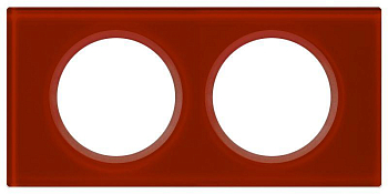 Рамка 2-м Celiane смальта кармин Leg 069472