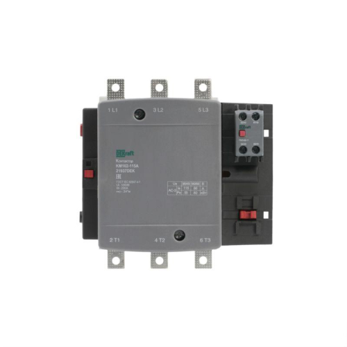 Контактор 115А 220В АС АС3 АС4 1НО+1НЗ КМ-102 DEKraft 21937DEK