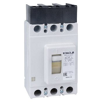 Выключатель автоматический 3п 200А 2000Im 20кА ВА04-36-340010 УХЛ3 690В AC (техпредписание) КЭАЗ 250421