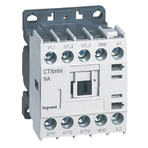 Мини-контактор CTX3 3п 9А кат. 230В AC 1НО Leg 417026