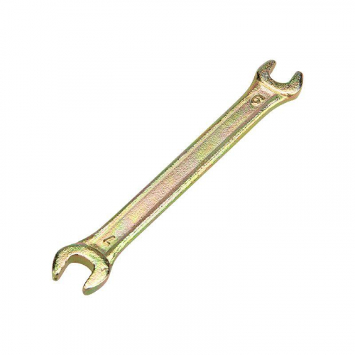 Ключ рожковый 6х7мм желт. цинк Rexant 12-5821-2
