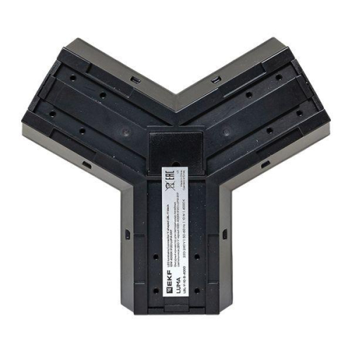 Коннектор фигурный для светодиодных линейных светильников ДБО-Y черн. 10Вт 4000К IP20 LUMA EKF LBL-Y-10-B-4000