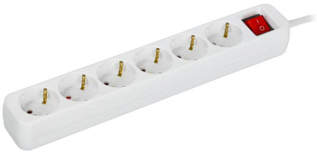 Удлинитель 6х5м 16А У06К ПВС 3х1.5 бел. UMA IEK UM-YP10-16-06-05-ZK-K01