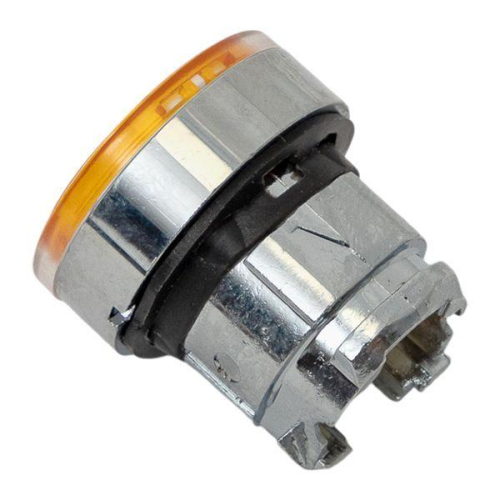 Механизм кнопки исполнительный XB4 желт. плоский возвратный без фиксации с подсветкой IP65 EKF XB4BW-Y-65