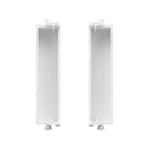 Комплект модульных заглушек "Avanti" "Закаленная сталь" 0.5 модуля (уп.2шт) DKC 4404995