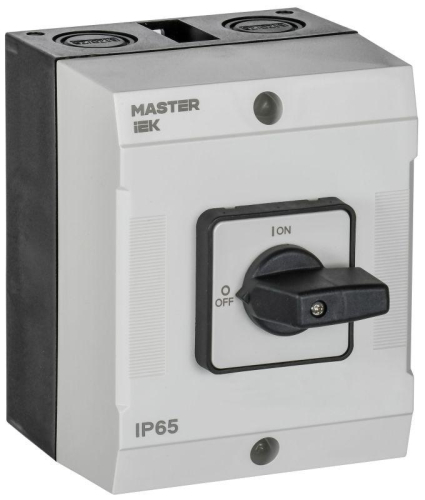 Переключатель кулачковый 10А (сх. 90) в боксе стандартная рукоятка IEK MI-CS20-010-090