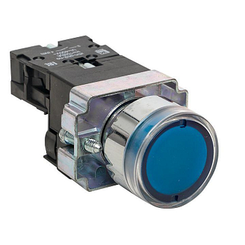Кнопка BW61 с подстветкой 24В син. NO PROxima EKF xb2-bw61-24
