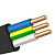 Кабель ВВГ-Пнг(А) 3х4 ок (N PE) 0.66кВ (м) АЛЬФАКАБЕЛЬ 656728