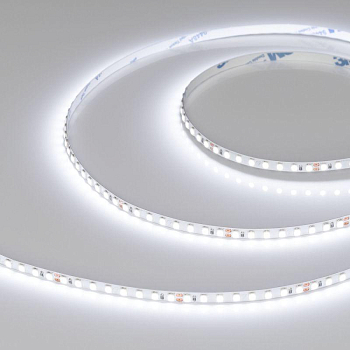 Лента светодиодная RT-A160-5mm 24V White 6000К 9.6Вт/м IP20 2835 открыт. (уп.5м) Arlight 037802