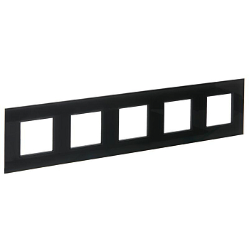 Рамка 5-м SKANDY SK-F25G стекло графит IEK SK-M52-G-K53