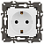 Розетка ЭРА Elegance 14-2102-01М 2P+E Schuko со шторками 16А-250В матов. бел. Эра Б0065804