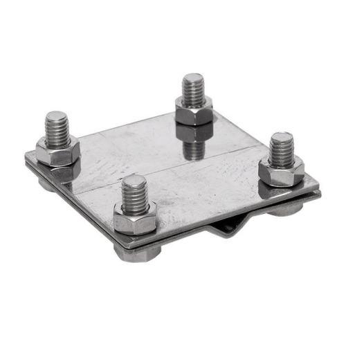 Зажим заземлитель 20 - полоса 50 (пластина 70х80мм) Ni PROxima EKF lp-57080-ni