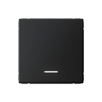 Выключатель 1-кл. ArtGallery 10AX с подсветкой быстрозажим. клем. механизм карбон SE GAL001013S