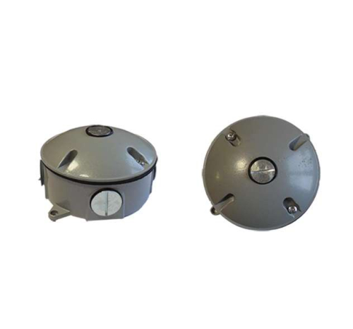 Коробка распределительная силуминовая D=107мм H=63мм IP65 с лапками Ruvinil КРС-1