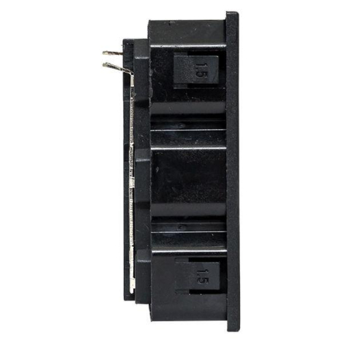 Розетка с 3 разъемами IEC C13 250В 15A черн. EKF SB-ROZ-3C13-BL