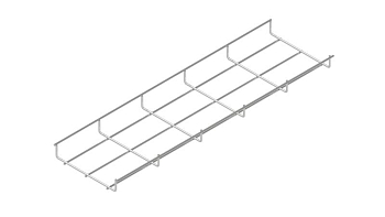 Лоток проволочный 300х30 L3000 сталь 5мм PL30-300-5-3000 оцинк. КМ LO26742