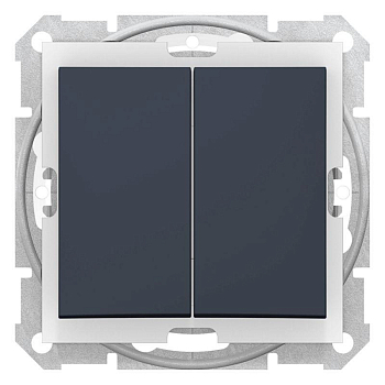 Выключатель 2-кл. СП Sedna 10А IP44 (сх. 5) 250В графит SchE SDN0300470