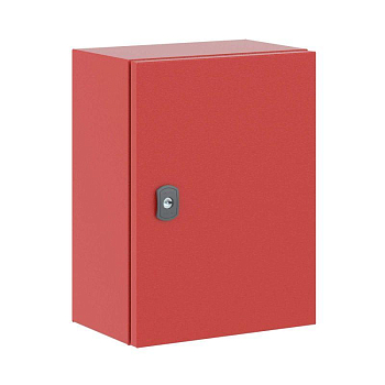 Корпус сварной навесной ST 400х300х200мм с монтажн. панелью RAL3000 DKC R5ST0432-RAL3000