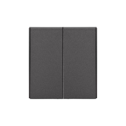 Переключатель проходной 2-кл. СП STRONG 10А графит Kranz KR-78-0709-6