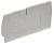 Заглушка для CP 1.5кв.мм сер. IEK YCT20-00-K03-001-ZGL
