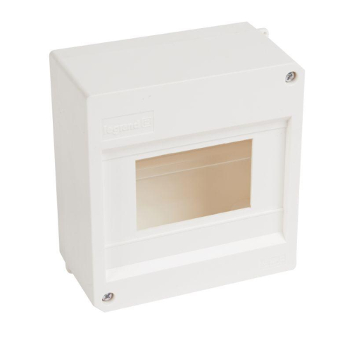 Щиток распред. накладной 6-м Mini S с шиной РЕN бел. Leg 001359