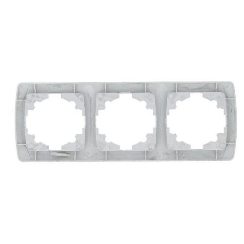 Рамка 3-м СП Мадрид горизонт. бел. EKF EIM-G-303-10