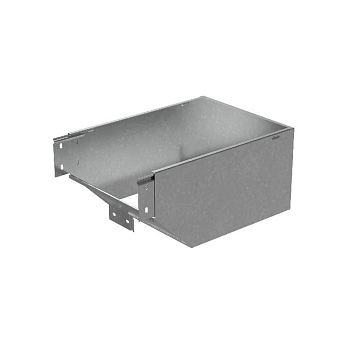 Угол для лотка вертикальный внешний L 100х300мм с разворотом трассы на 90град. "ПЛЮС" HD85 КМ PL18472