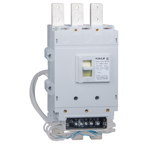 Выключатель автоматический 1000А ВА55-41-334716 УХЛ3 690В AC НР=230C/220В DC КЭАЗ 265173