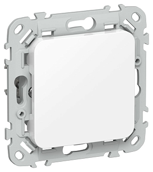 Заглушка СП FLITE ЗГ-ФлБ с суппортом механизм бел. IEK FI-PL10-K01