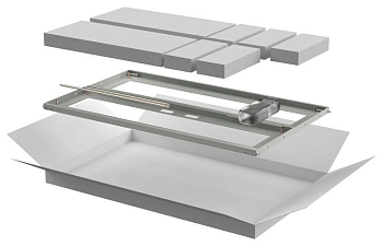 Дверь перфорированная двустворч. для шкафа LINEA N 18U 600мм сер. ITK LN35-18U6X-D2P