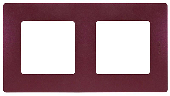 Рамка 2-м Etika сливовый IEK 672562