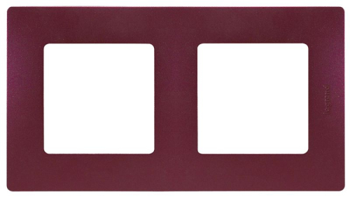 Рамка 2-м Etika сливовый IEK 672562