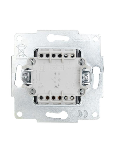 Выключатель 1-кл. СП Vesna с индикацией механизм графит. LEZARD 742-3488-111