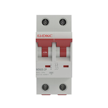 Выключатель автоматический модульный 2п D 50А 4.5кА YON max MD63S YON MD63S-2PD50