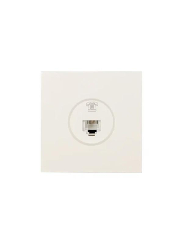 Розетка телефонная СП ZIMA IP20 евро стандарт механизм сл. кость LEZARD 704-9088-137