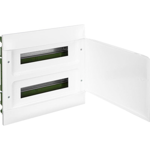 Щиток пластиковый встраиваемый Practibox S (в полые стены) 2х18 бел. дверь Leg 137567