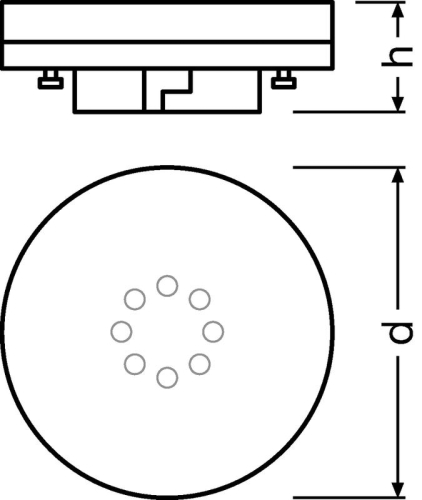 Лампа светодиодная LED Value LVGX70150 20SW/840 230В GX70 10х1 RU OSRAM 4058075582392